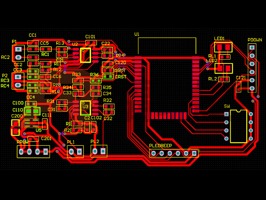 TFT液晶屏PCB設計注意問題之TFT液晶顯示模組基板結構設計詳解